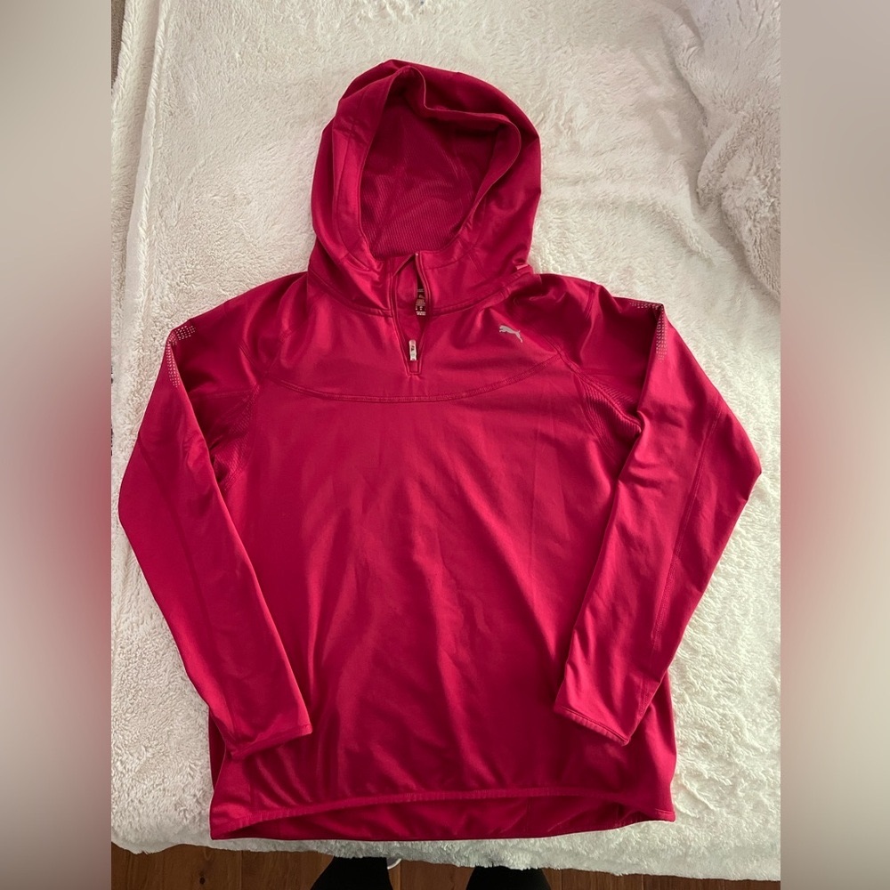 Puma Sport Lifestyles Women’s Size Large Athletic Pullover Hoodie Long Sleeve